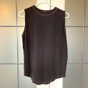 Lululemon Brunswick Muscle Tank, Size 4, Heathered Black